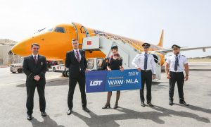 Polish flag carrier LOT launches operations from Malta International Airport